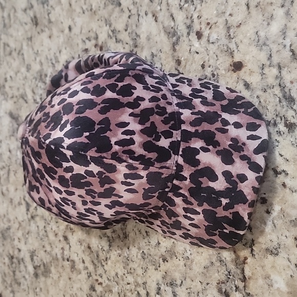 None Accessories - Baseball Hat leopard print